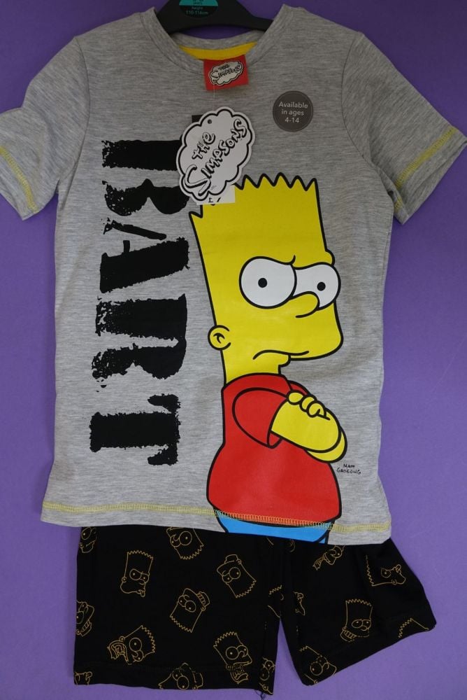 New Product 25 x store bart simpson pyjamas just £2.00 each size 5-6