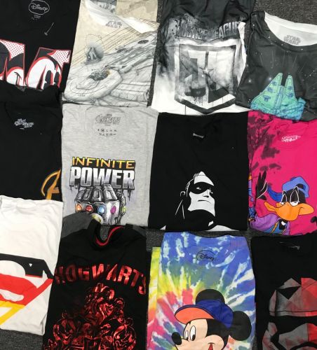 New Product 50 mixed mens character t shirts just £1.50 each