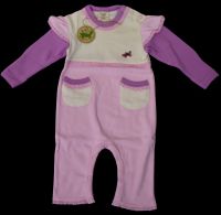 12 Organic Cotton Long Sleeved Pink Rompers,GN0002.NOW ONLY £2.00.