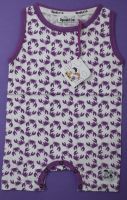 3 Crab Print Organic Cotton Body Suits/Rompers