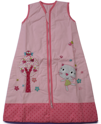 12 Baby Cotton Kiddy Kaboosh Sleeping Bags 2.5 TOG Kitty Garden 12-36 Month