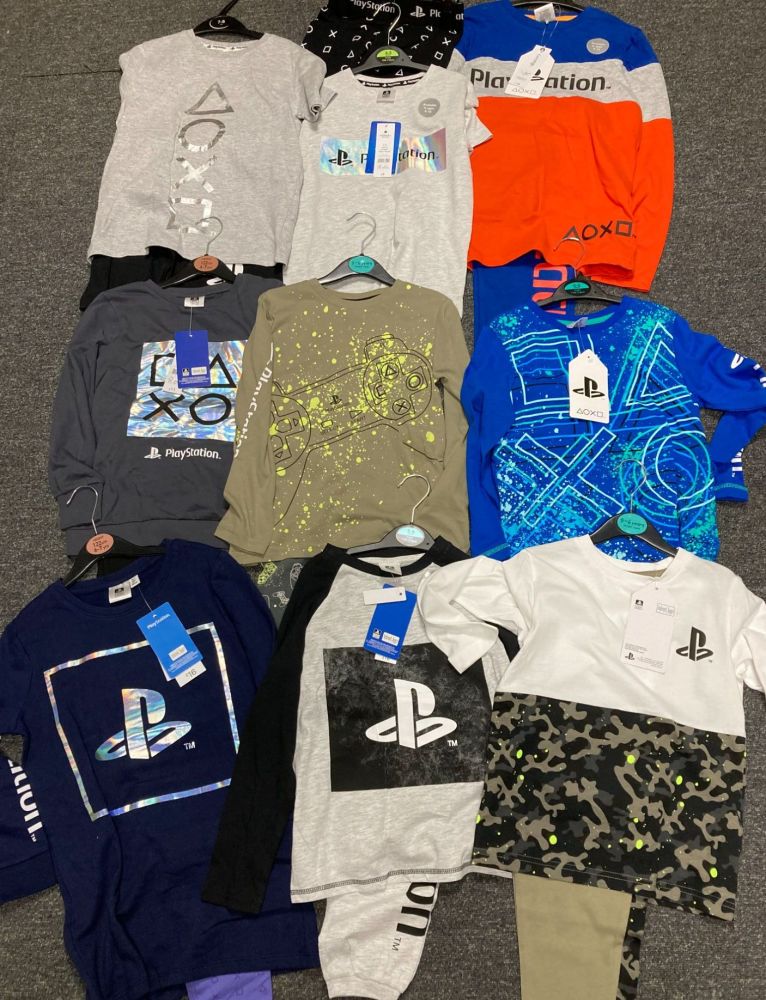 New Product 12 mixed playstation pyjamas just £3.50 each x store