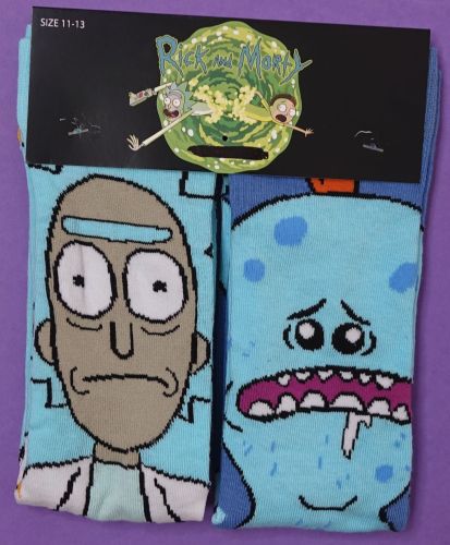 12 Men's 2 Pack Rick and Morty Socks SALE!!!!! JUST £1 EACH PACK