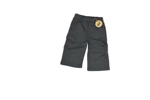 12 Organic Cotton Green/Khaki Long Jersey Shorts
