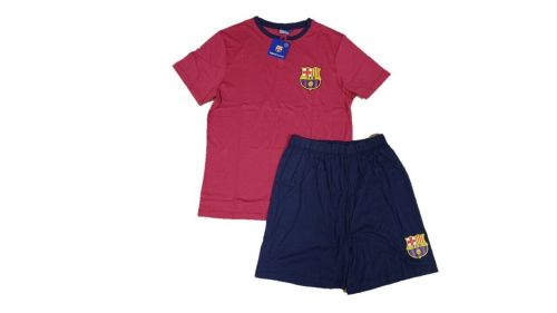 6 Mens Barcelona Football Short Pyjamas - Medium and Large £3.95