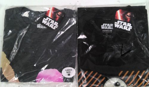 15 Ladies and Mens Star Wars T Shirt - 2 Styles £1.50