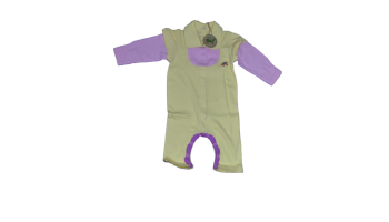 12 Baby Organic Cotton Pink & Lemon Rompers, Now Just £1.30!