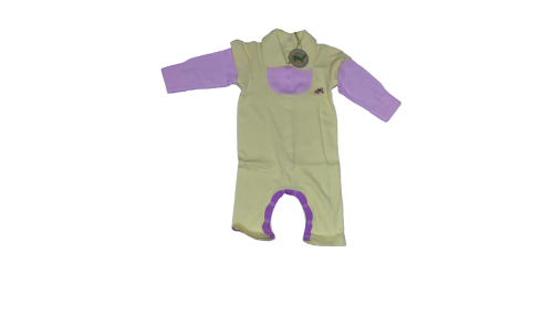 12 Baby Organic Cotton Pink & Lemon Rompers GN0005