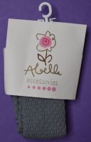 12 baby girl's grey textured tights