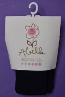 12 single pairs girls Abella ABX1004 NAVY textured tights now only 65P