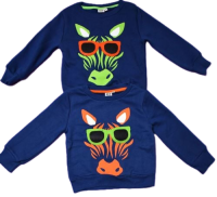 24 BVS Collection boy's sweat shirts just £2.65 each 2 designs.NOW FOR ONE WeeK £1.25
