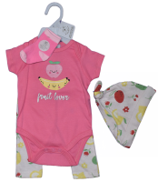 12 Bebe Bonito  4 Piece Gift Sets Fruit Lover Motif DBC425.WAS £3.75 NOW £2.50