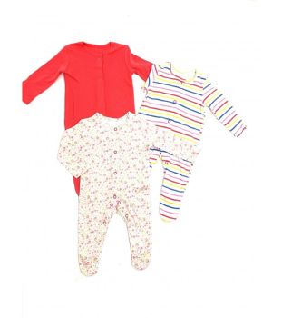 24 Packs of 3 Girl's Style Sleepsuits/ Rompers/Babygrows Newborn up to 18/24 month  £3.35 WHILE STOCKS LAST!!!!