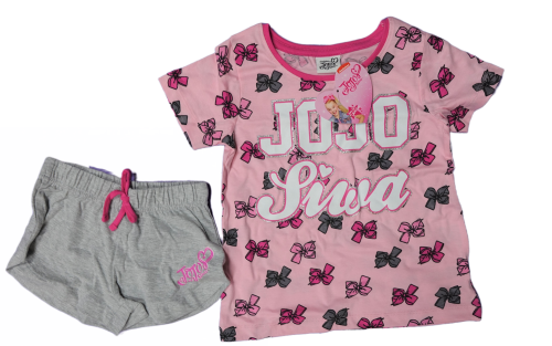7 Girl's All Over Pattern Jojo Silva Short Pyjamas