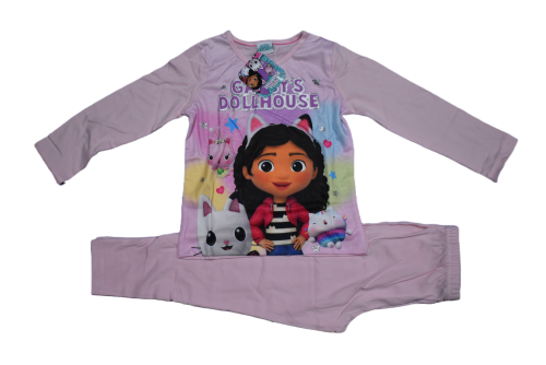 12 Girl's Gabby's Dollhouse Long Pyjamas