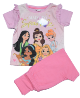 11 Girl's Made To Sparkle Disney Princess Long Pyjamas