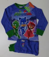 7 Boy's PJMasks Green Collar/Cuff Long Pyjamas - on hangers