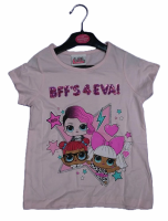 7 Girls LOL Surprise Short Sleeve T Shirt with Sequin Detail 4 up to 8 Years