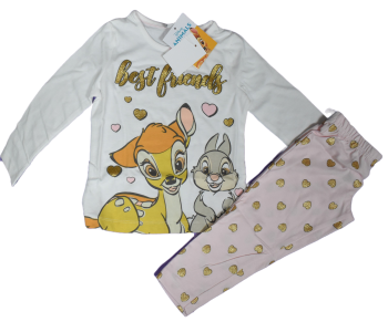 12 Bambi Best Friends Long Girl's Pyjamas