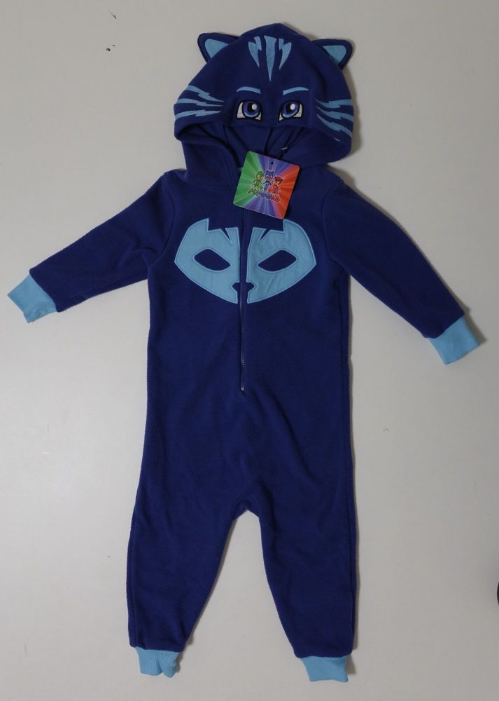 6 Blue PJMasks Zip Up Onesie  2 yrs up to 6 years