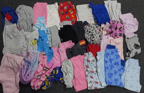 40 assorted kids pyjama bottoms no sizes