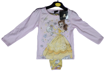 10 Belle Beauty & The Beast Long Pyjamas 5-6 and 6-7 only.4173 PR