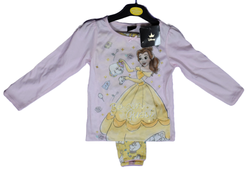 12 Belle Beauty & The Beast Long Pyjamas 5-6 and 6-7 only