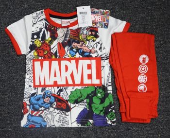 4 Boy's Avengers Marvel Heroes Long Pyjamas - 2-3 Years Only