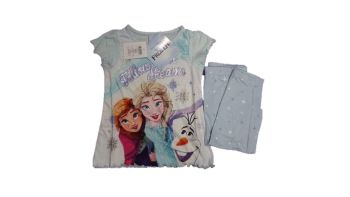 12 Frozen Short Sleeve &  Long Leg with " Follow Your Dreams " Sparkle Print Pyjamas - 2 up to 6 Years