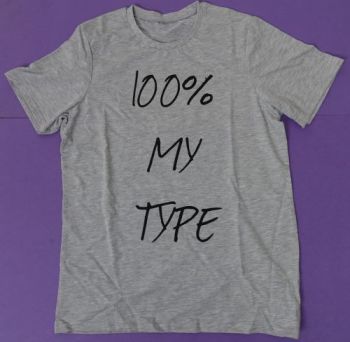 12 Love Island Unisex T-Shirt 100% My Type  Small,  Medium, Large  Only  £1.25 each !!