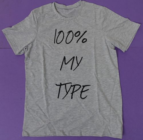 12 Love Island Unisex T-Shirt 100% My Type  Small,  Medium, Large  Only  £1