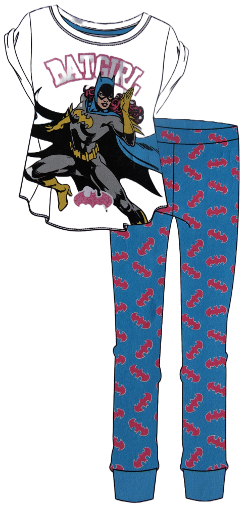 24 Ladies BatGirl Long Pyjamas