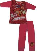 18 Girl's  Bambi Long Pyjamas