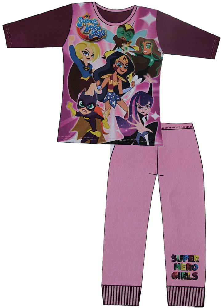 18 Girl's DC Super Hero Girls Pyjamas