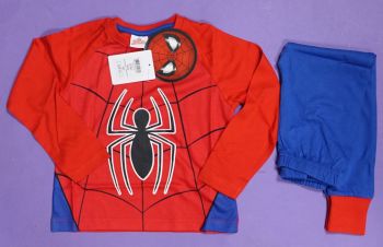 6 Boys Spiderman Long Pyjamas - 2-3 years only