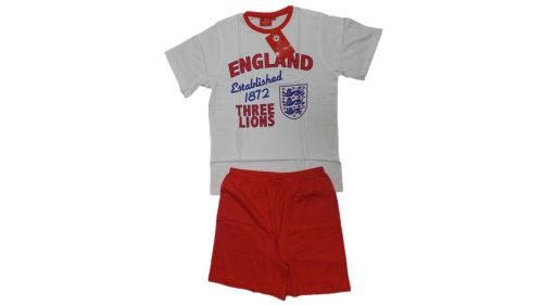 11 Boys England football short pyjamas