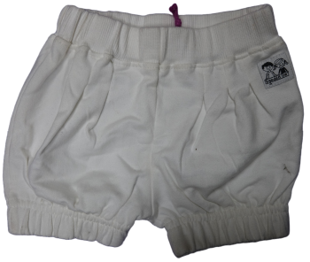 19 Baby&toddler organiccotton white shorts