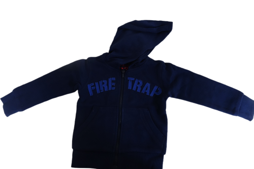 8 Navy Firetrap zip up hoodies