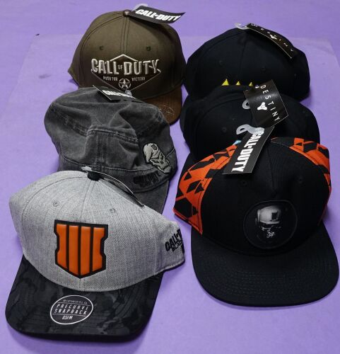 12 Assorted Call of Duty and Destiny Gaming Caps £3.25