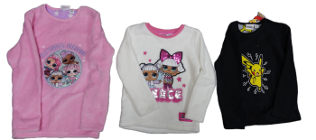 7 Kids fleece pyjama tops