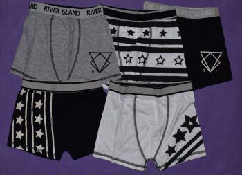 5 Boys Ex Top Store Trunk/Boxer  7-8 years