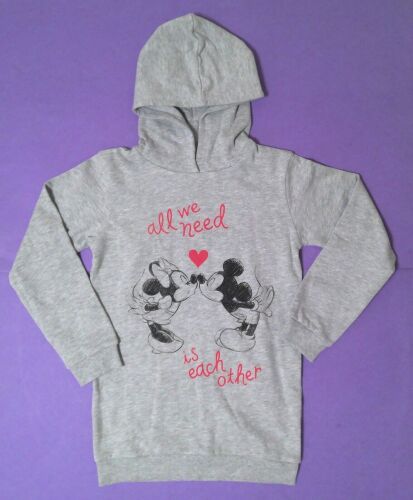 5 Girls Disney  Minnie Mouse and Mickey Mouse Long Hoody