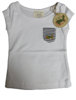15 Organic Cotton Cap Sleeved T-Shirts.65p