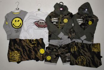 6 tops and 1 shorts Smiley Clothes