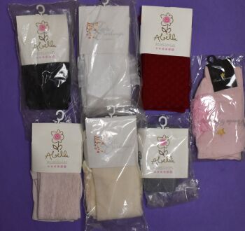 50 Assorted Size and Style Tights
