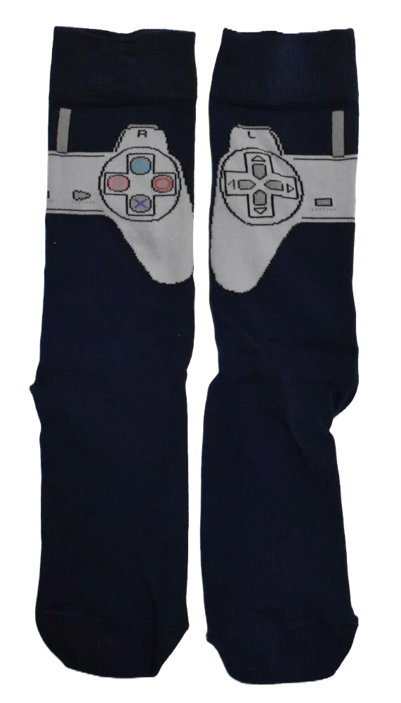 10 Men's PlayStation Socks Size 8-11  -33p