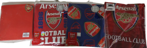 38 Kids Arsenal Football Pyjamas, Assorted Sizes