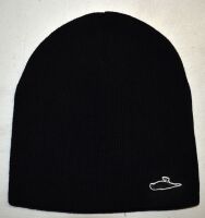 10 BRAND NEW ATTICUS Logo Beanie Hat Black 60p