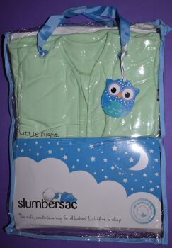 11 Baby Cotton Mr Sandman Sleeping Bags 0-6 months  2.5 TOG Mint Owl