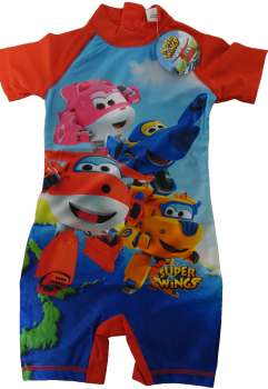 12 Boys Super Wings Swimsuits